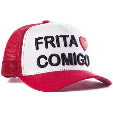 Imagem de Boné itals Frita Comigo - Vermelho-Unissex