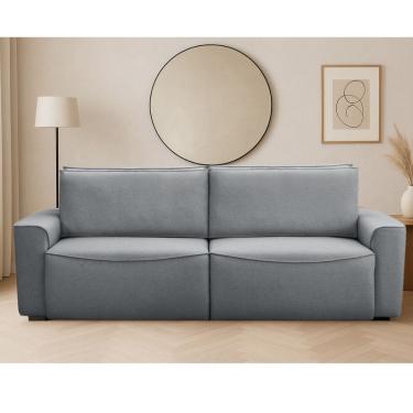 Imagem de Sofa 3 Lugares Retratil Reclinavel 210cm Linho Nobile Ferguile