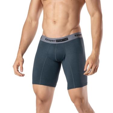 Imagem de Bermuda Térmica Masculina Boxer Confort Long Leg Previne Assaduras-Masculino