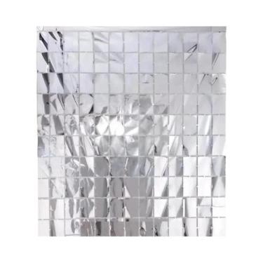 Imagem de Cortina De Chuva Grande Em Ouro E Prata Para Decoração De Casamento, A