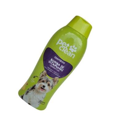 Imagem de Shampoo Pet Clean Bomba de Vitamina Cães Cachorros Pet 700ml