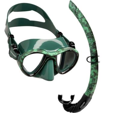 Imagem de Kit de Mergulho Máscara+Respirador Cressi Metis Hunter + Corsica Hunter Flex-Unissex