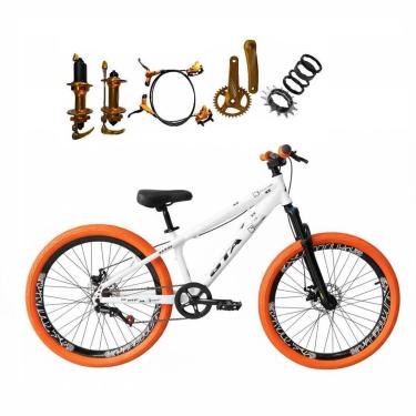 Imagem de Bicicleta 26 Gta Rebel Freeride Single Freio Hidráulico Cubo k7 Barulhento Pneu Flame Aros Vmaxx-Unissex