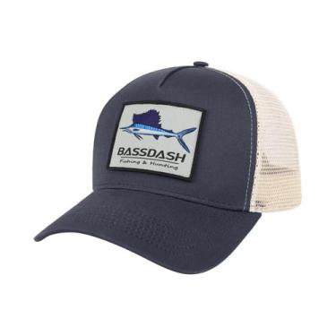 Imagem de Boné Trucker BASSDASH - Bordado, Ajustável e com Malha Traseira, Marli