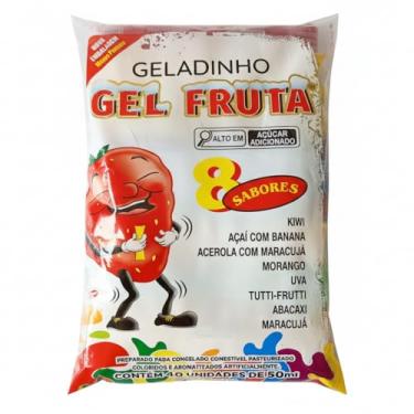 Imagem de Geladinho Sortido 55ml c/40 - Gelfruta