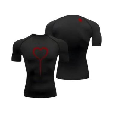 Imagem de Camisa De Compressão Giorno Jojos Bizarre Adventure, Roupa De Academia