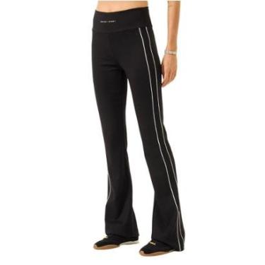 Imagem de Calça Colcci Perfect Fit Flare Com Listras Laterais Preta Feminina-Feminino