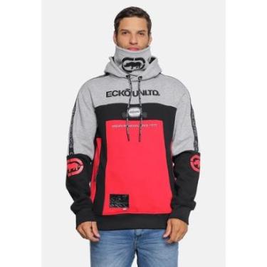 Imagem de Moletom Ecko Canguru Mascara Masculino-Masculino