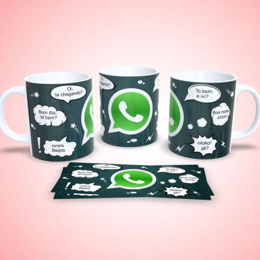 Imagem de Caneca de Porcelana Amizade Estampa 11 para Presentear e Uso Diário 325ML Apta para Mic...