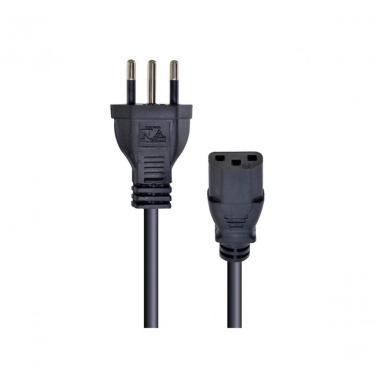 Imagem de Cabo de Força Tripolar Fonte 3m 3x0 e 50 mm Kit 10 Unidades 250V 3A em Cobre e PVC Vinik