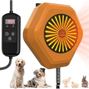Imagem de Aquecedor para Casinha de Cachorro Engtesy 800W com Controle Digital A