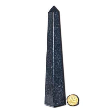 Imagem de Obelisco Quartzo Preto Natural 16 a 18 cm 400 a 500 g - Tipo B - Crist