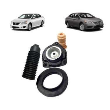 Imagem de Kit Coifa Batente Coxim Amortecedor Dianteiro Direito Sentra 2013 2014