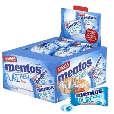 Imagem de Chicle Mentos Fresh Mint Individual 120g/60un Perfetti 120G, 120g