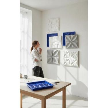 Imagem de 4 Formas Gesso Cimento 3D ABS - Design Exclusivo - Congratulations Sto