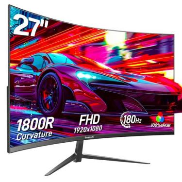 Imagem de Monitor Gawfolk Curved de 27 polegadas 1800R 144 Hz Full HD 1080P