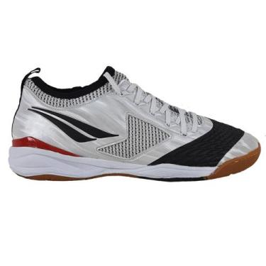 Imagem de Chuteira Futsal Penalty Max 1000 Locker Ecoknit Masculina, 44, Branco,