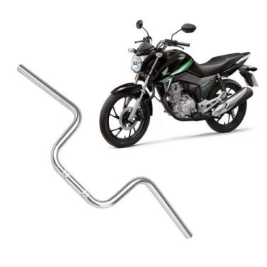 Imagem de Guidão Cromado Honda Cg Titan Fan Start 125 150 160 Ks Es Esd Ex De 20