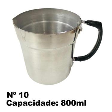 Imagem de Canecão Nº10 Alumínio Reforçado 800ml - Leve e Durável - Redar