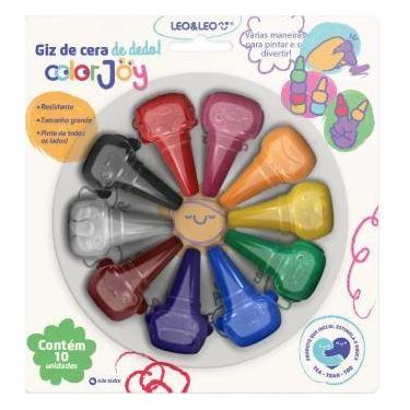 Imagem de Giz de Cera Encaixa no Dedo Color Joy Leo&ampLeo - LEOLEO