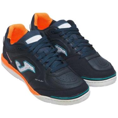 Imagem de Tênis Futsal Joma Top Flex Rebound 2317 Masculino, Azul petróleo, Lara