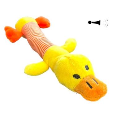 Imagem de Brinquedo Pelúcia Pet Interativo Antiestresse Apito Cachorro - 123 Úti