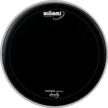 Imagem de Pele 14" CAIXA/TOM Preta Williams Density WCB225014, Preto