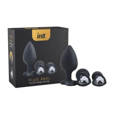Imagem de Kit com 3 Plug Anal formato de coração - INTT