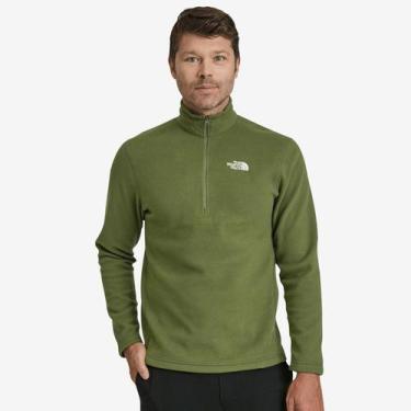 Imagem de Moletom The North Face Fleece Glacier Zip Verde Masculino, M