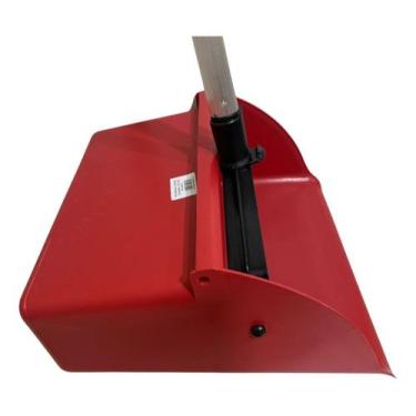 Imagem de Pá De Lixo Coletora Cabo Aluminio 75 Cm Profissio Star Clean, Vermelho