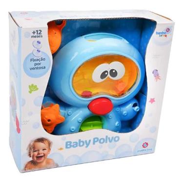 Imagem de Brinquedo De Banho Para Bebe Baby Polvo Polibrinq BB3011