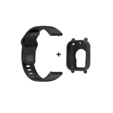 Imagem de Pulseira e capa de Silicone compatível Redmi Watch 5 Lite tamanho 22mm