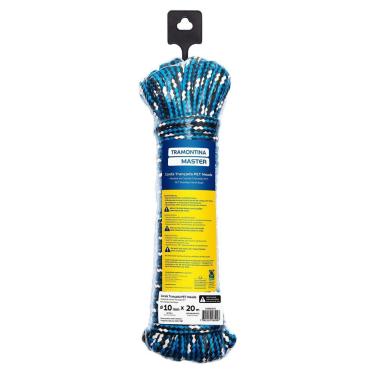 Imagem de Corda Trançada Pet Meada 10 mm X 20 m para Amarrações de Cargas Resistente ao Tempo Preto Tramontina