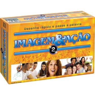 Imagem de Jogo de Tabuleiro Criativo Grow Imagem e Ação 2 Multicolorido