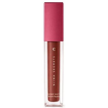 Imagem de Batom Líquido Skinny Matte Niina Secrets Castanho Begônia 5ml - Eudora