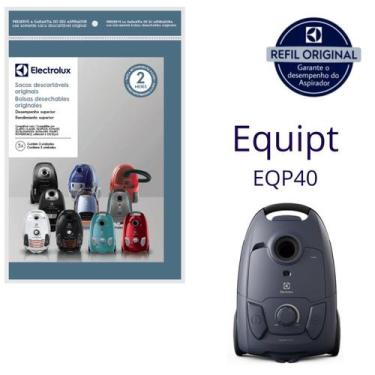 Imagem de Kit 3 Sacos Aspirador de Pó Electrolux Original - Equipt EQP40 Experie