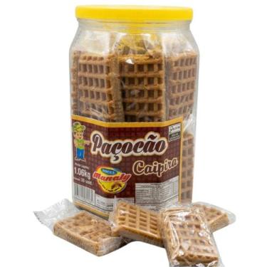 Imagem de Paçoca Caseira Caipira Pote Oitavado 20Un - Doces Manaly