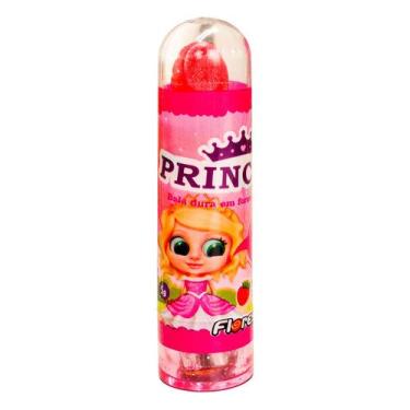 Imagem de Bala Florestal Baton Princess Sabor Morango 5g