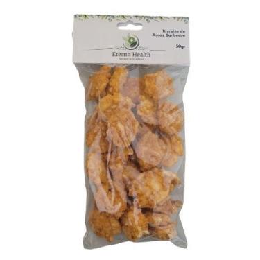 Imagem de Biscoito de Arroz Barbecue 50g, snack leve e crocante com sabor marcan