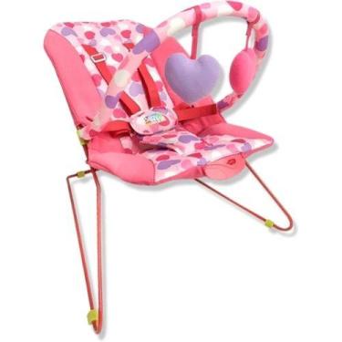 Imagem de Cadeira Descanso Repouseira Vibratória E Musical Lite Baby Style Coraç