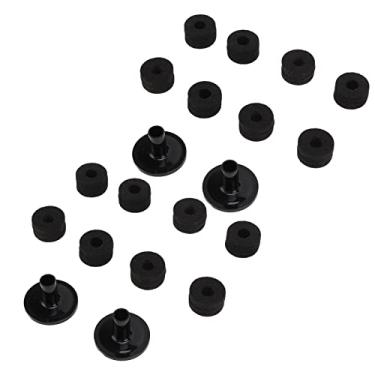 Imagem de Capa de feltro de prato, 2 conjuntos de feltro de prato para instrumentos de percussão Preto