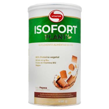 Imagem de Suplemento Alimentar Vitafor Isofort Plant Paçoca 450g 450g