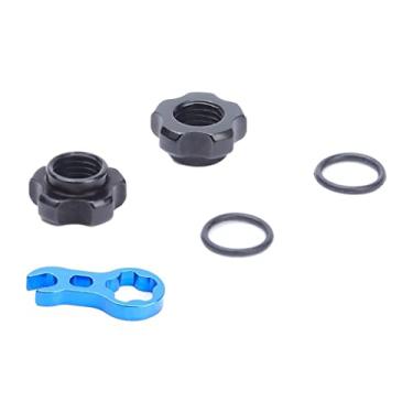 Imagem de Bike Valve Adapter Converter para Presta Nut & Core Wrench