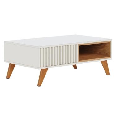 Imagem de Mesa de Centro Jeri Off White e Freijó