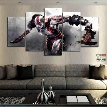 Imagem de Quadros Decorativos Jogos God Of War 63x130mt em Tecido