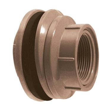 Imagem de Adaptador Caixa D`água Auto Ajuste 20mm x 1/2 P" Emb. c/ 5 un. - Viqua