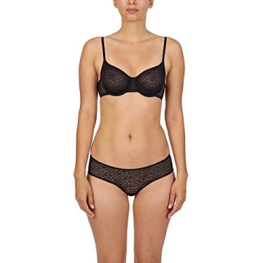 Imagem de DKNY Sutiã de renda moderna sem forro, Preto, 34DD