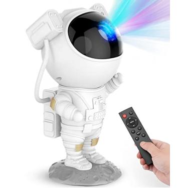 Imagem de Star Projector Galaxy Night Light - Lâmpada LED Astronauta Nebulosa Estrelada com Temporizador e Controle Remoto, para Crianças Adultos para Quarto etc