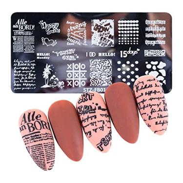 Imagem de Modelo De Carimbo De Unha Snowflake Lábios Folhas De Transferência De Borboleta