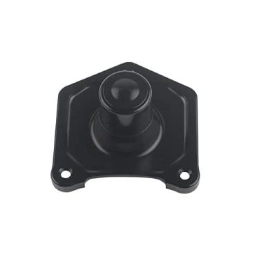 Imagem de FINMOKAL Botão de arranque da tampa do solenóide preto CNC para Harley Big Twin Dyna 1991-2017